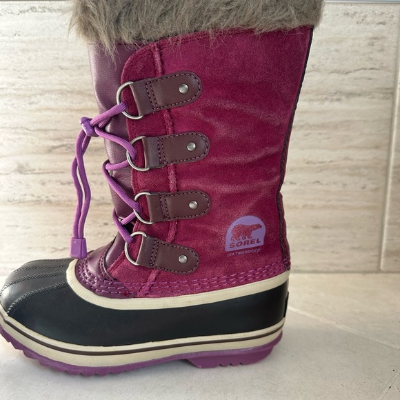 Sorel Joan of Artic girls snow boots size 2 - Picture 4 of 10